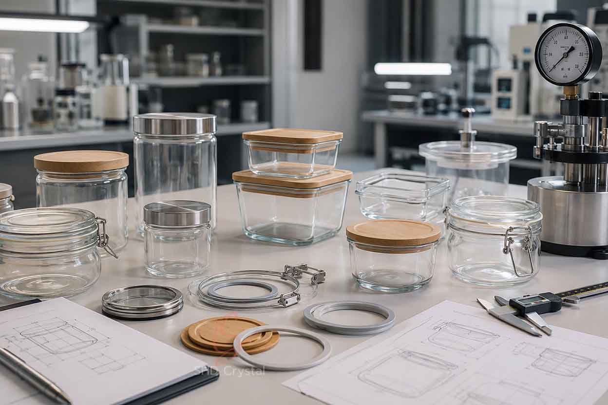 airtight glass container testing