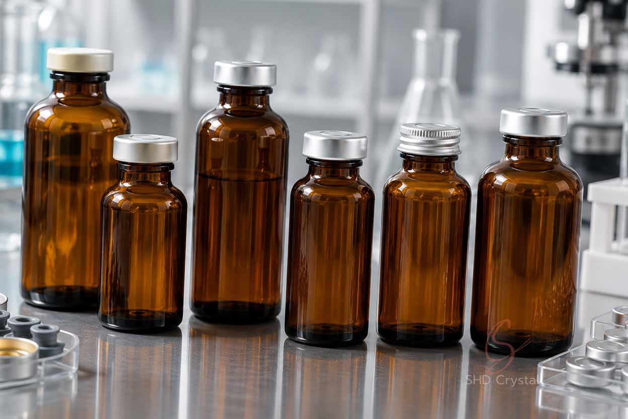 amber medicine bottles