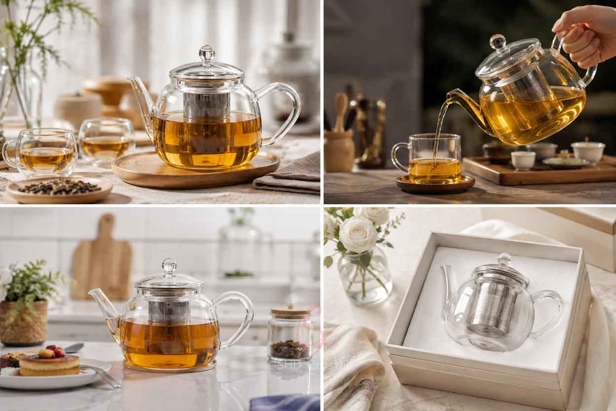 borosilicate glass kettle