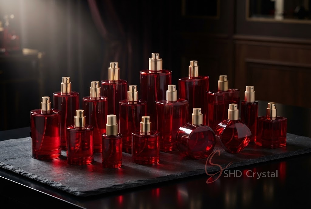 colored glass bottle production