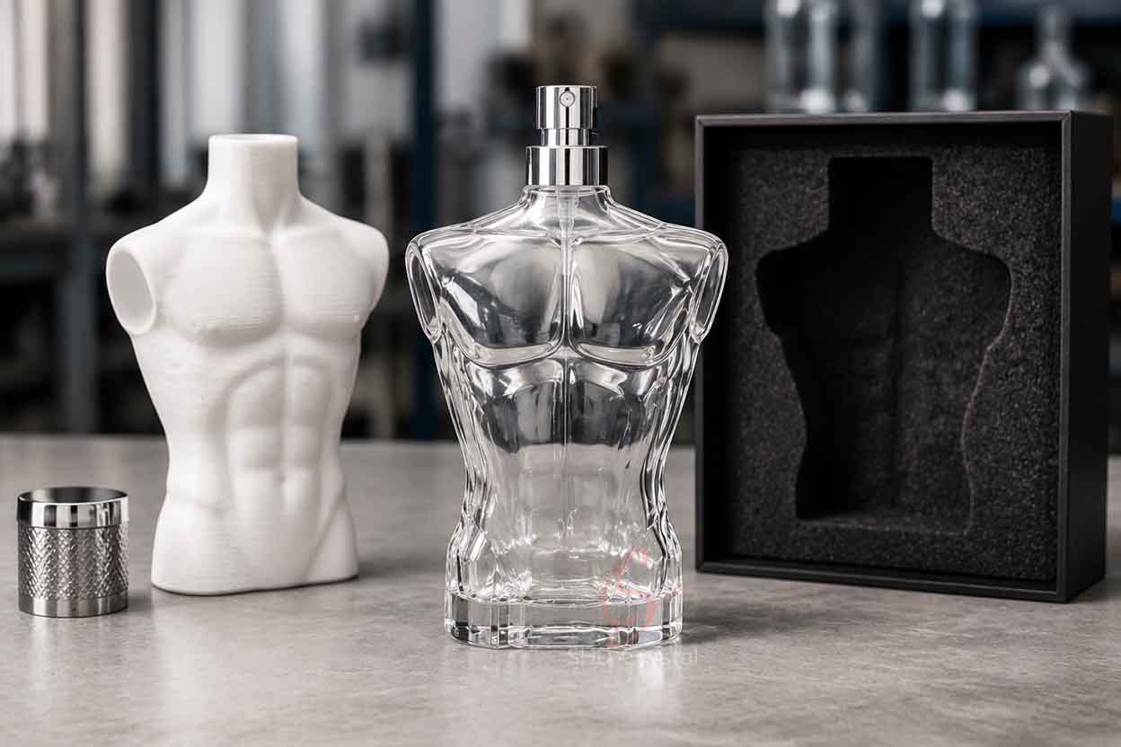 custom body shaped perfume bottle manufacturer