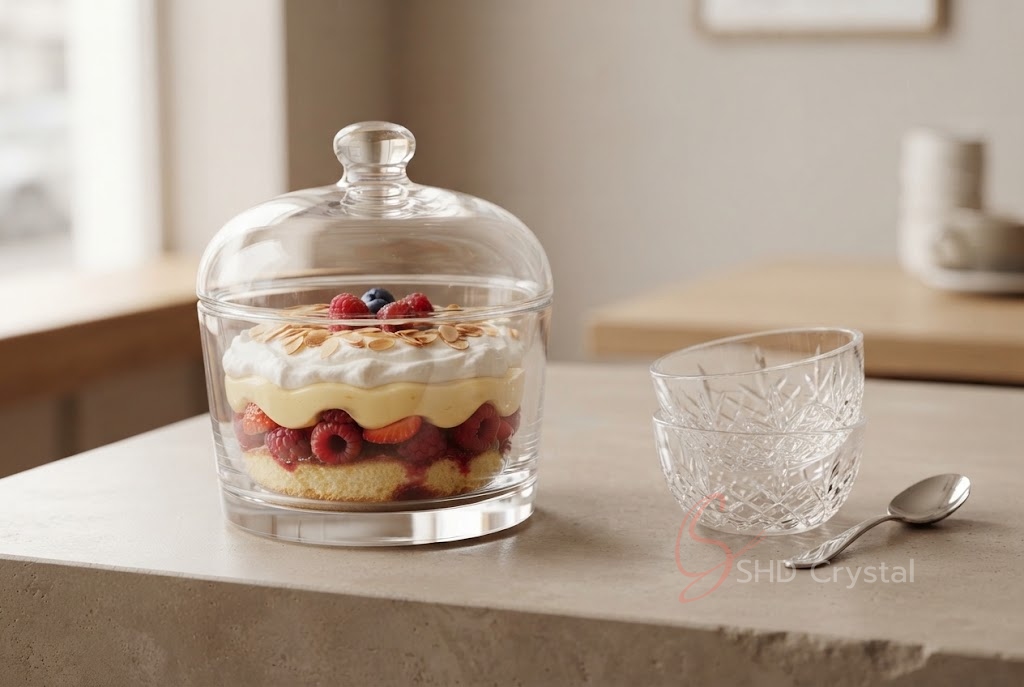 custom trifle bowl production