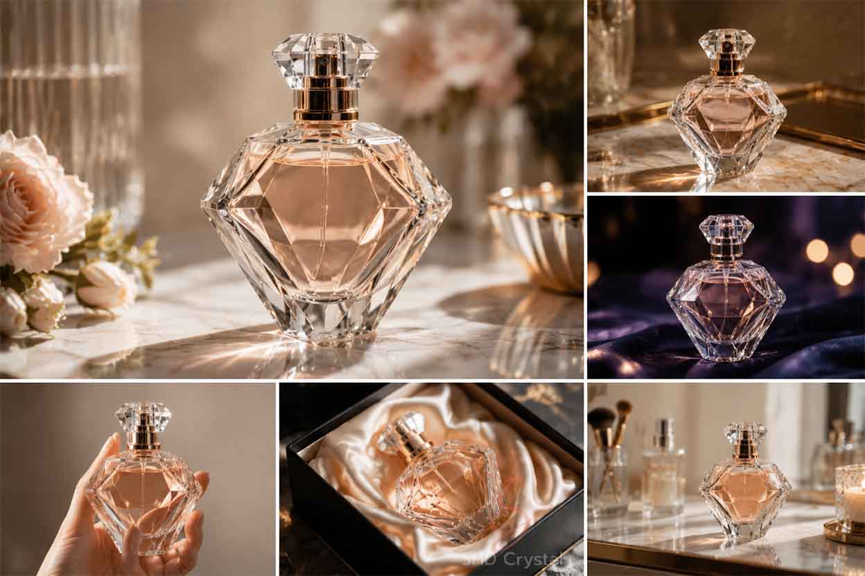 diamond shaped bottle OEM