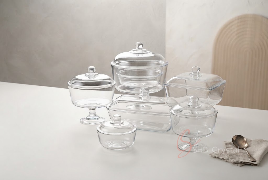 glass serveware factory