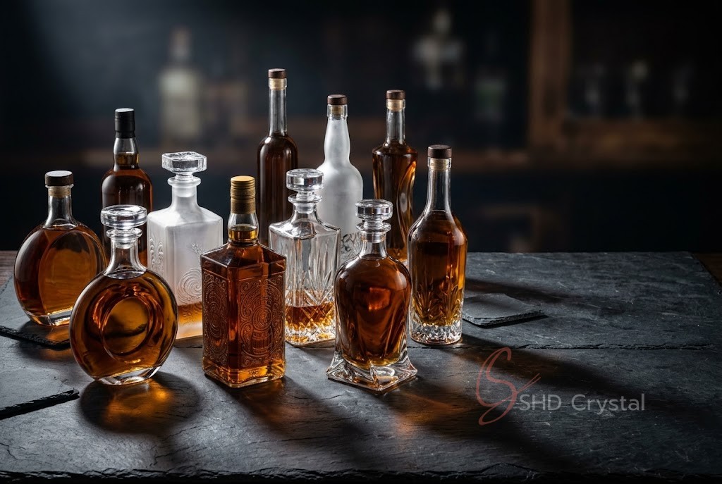 glass whiskey bottle