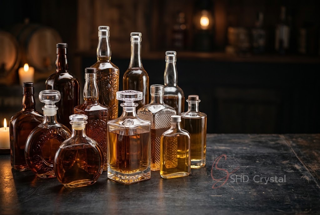 glass whiskey bottle