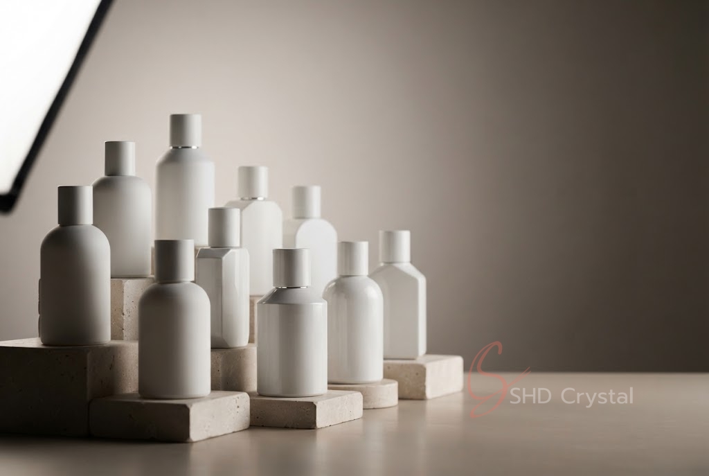 opaque white glass packaging