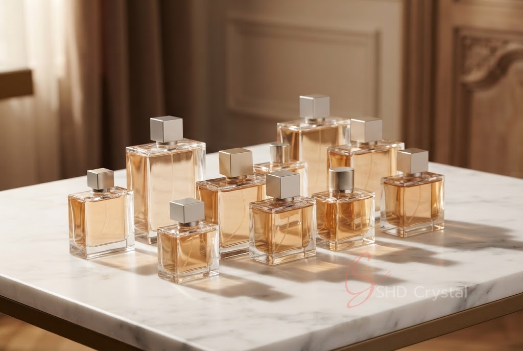 square glass bottle production