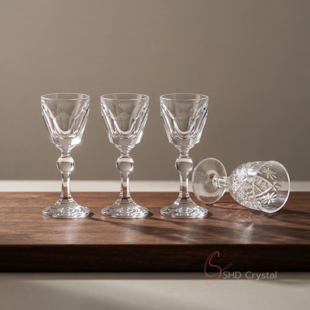 stemmed shot glasses OEM