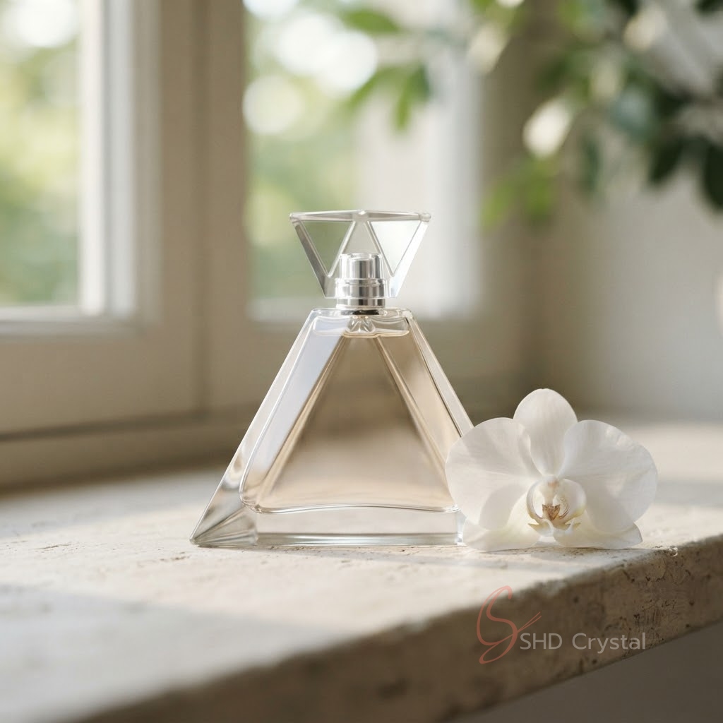 triangular perfume bottle OEM