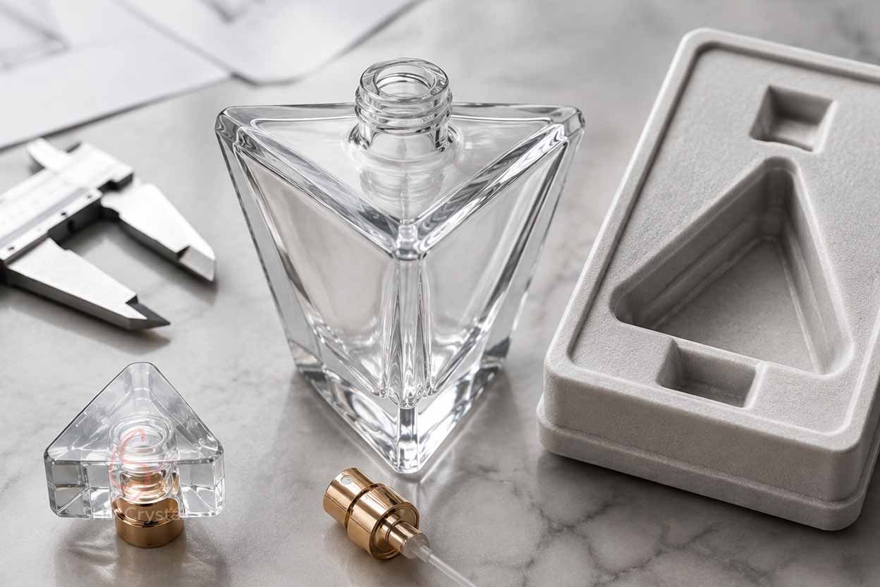 triangular perfume bottle manufacturer