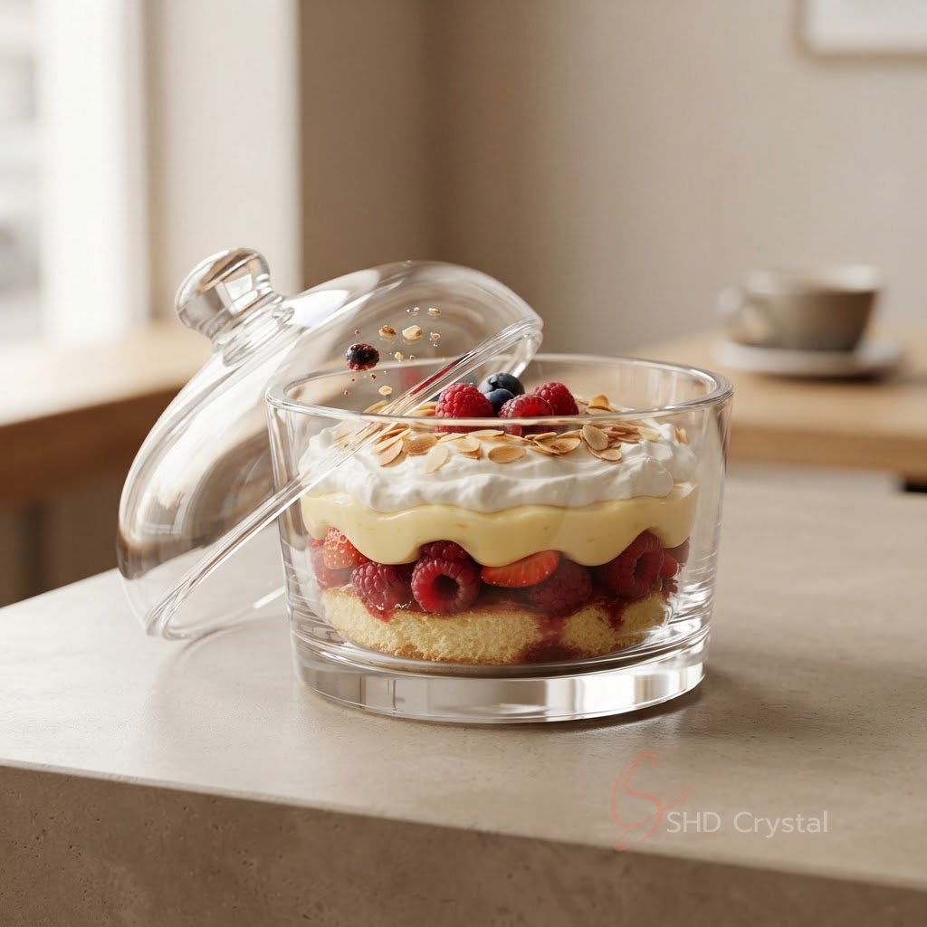 trifle bowl with lid OEM