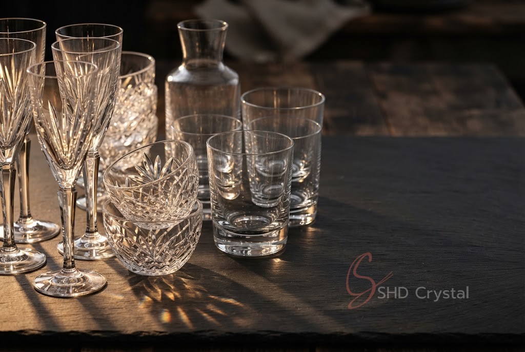 wine glass material selection