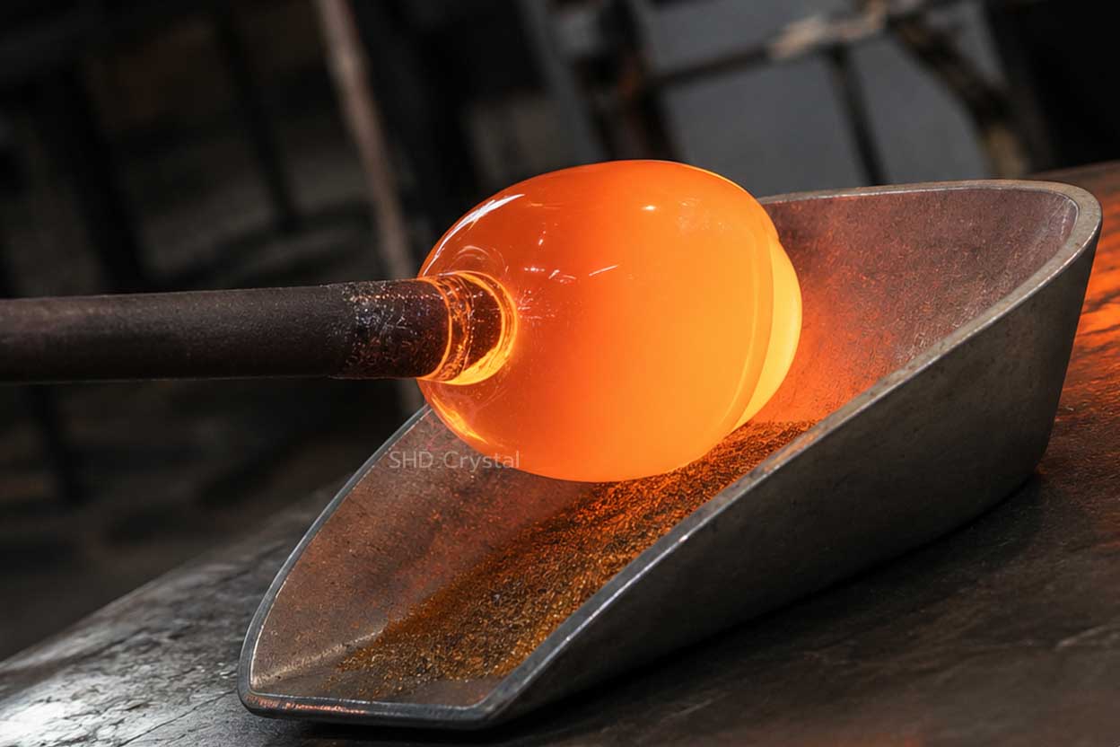 glassblowing gather
