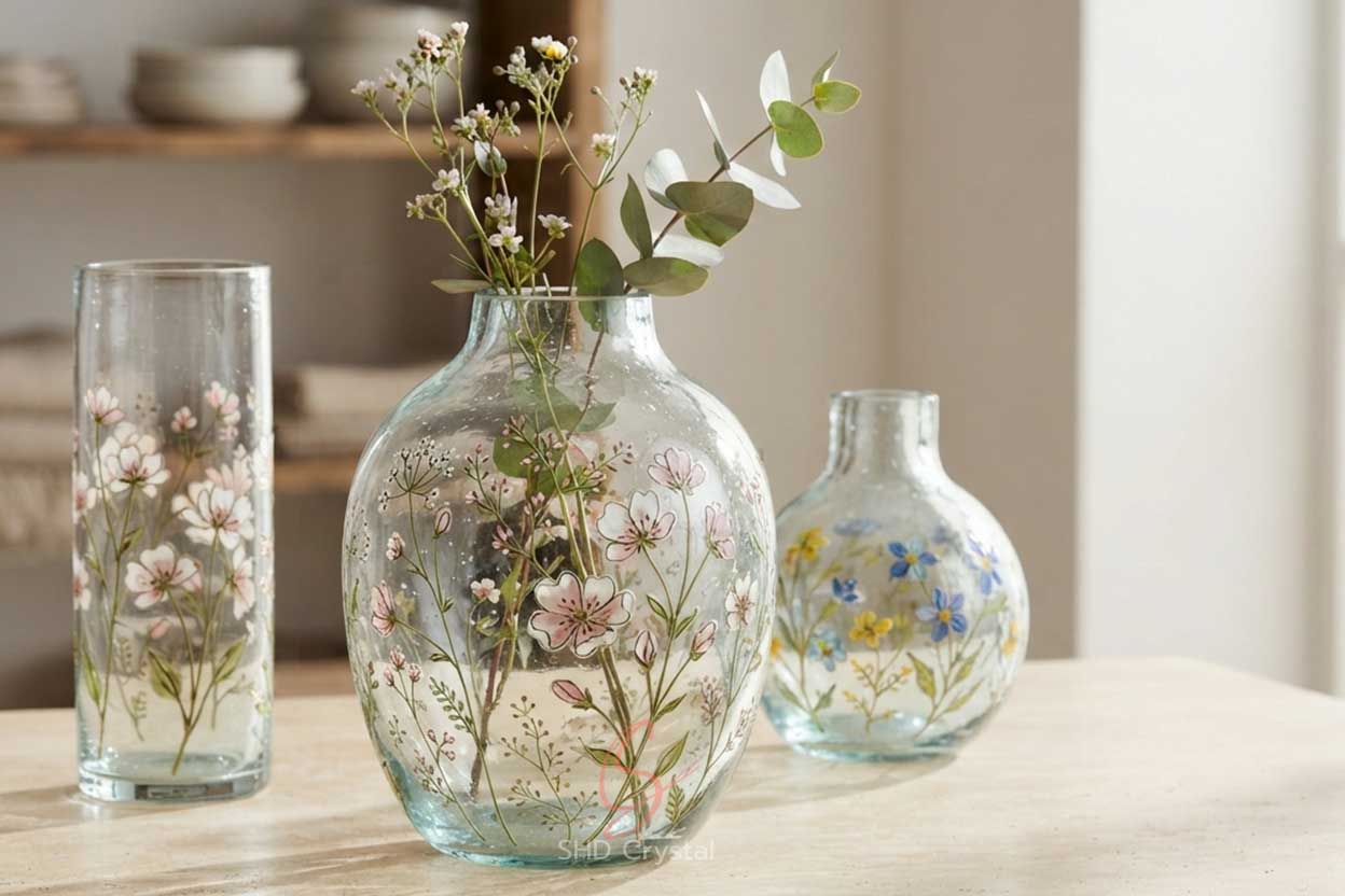 glass enamel painting