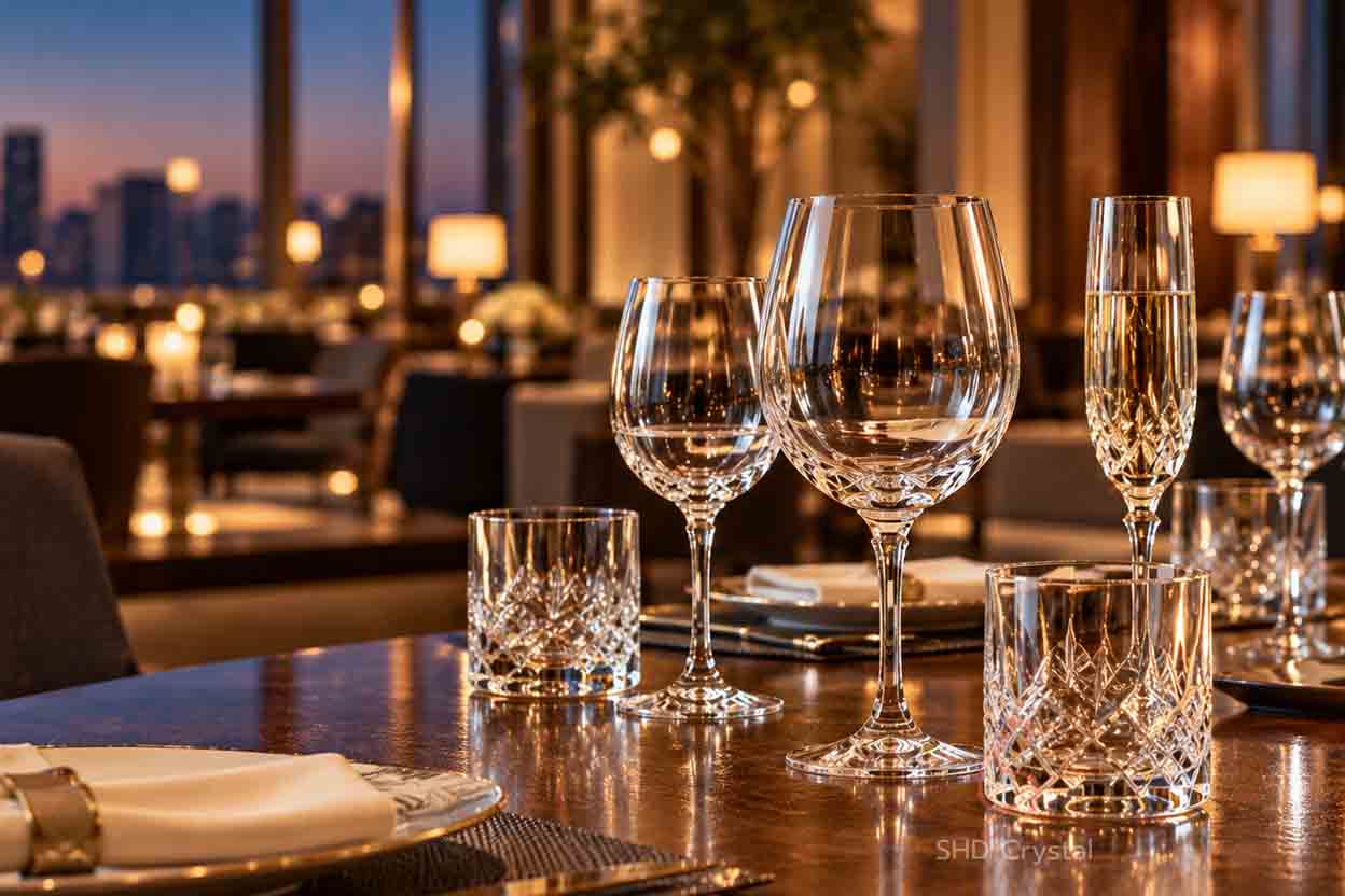 hospitality crystal glassware