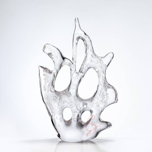 Clear Glass Coral Shape