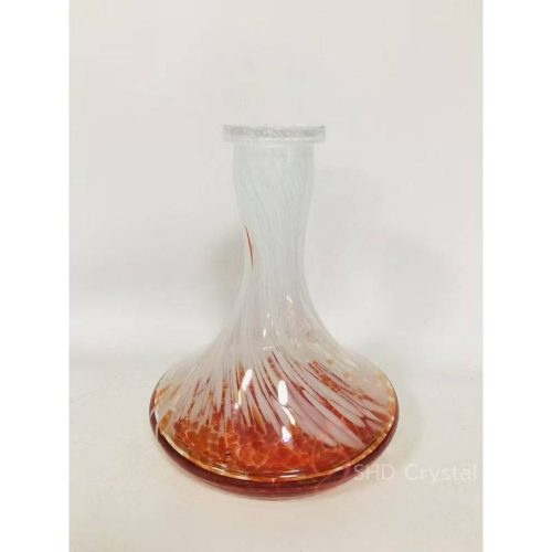 Glazed Gradient Transparent Hookah Base