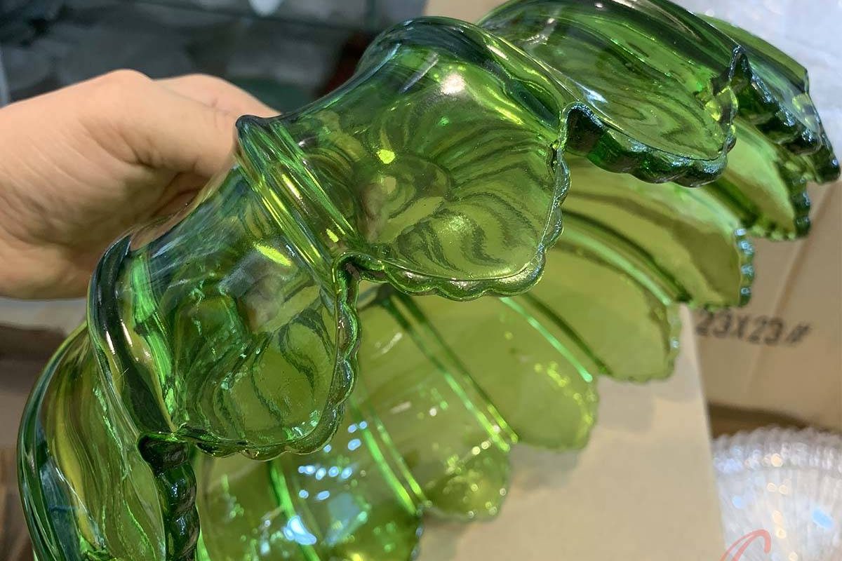 custom glass lampshade