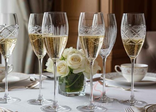 24% lead crystal champagne flute factory