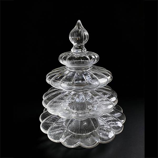 hand-blown glass lampshades