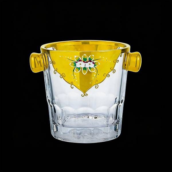 crystal ice bucket
