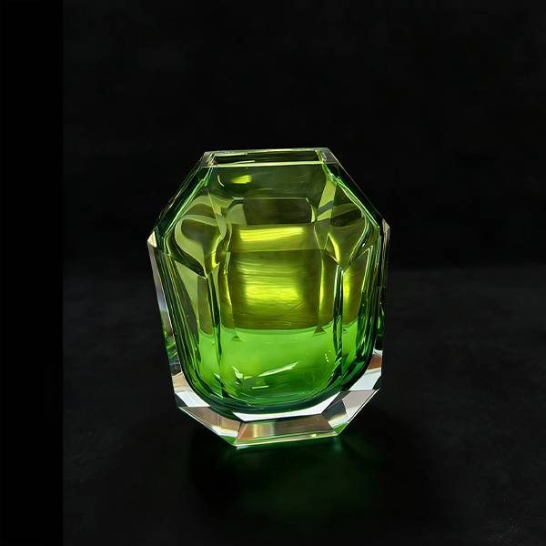 hand-blown glass lampshades