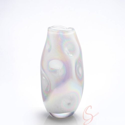Iridescent Silence Crystal Vase