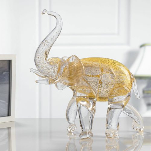 270*120*H250 Murano Gold Foil Elephant