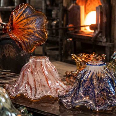 Murano-style artistic lampshade