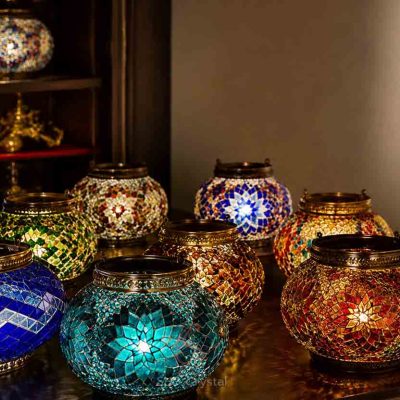 Ottoman style glass lamp shade manufacturer