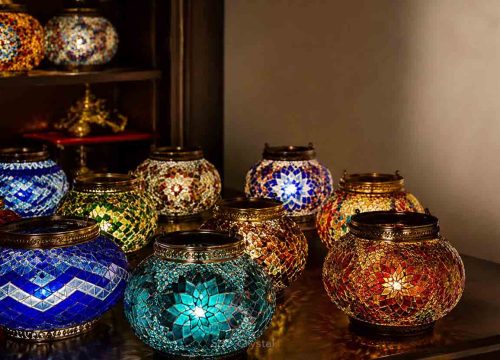 Ottoman style glass lamp shade manufacturer