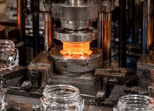 Press-and-Blow Process(automated blow molding of wide-mouth bottles)