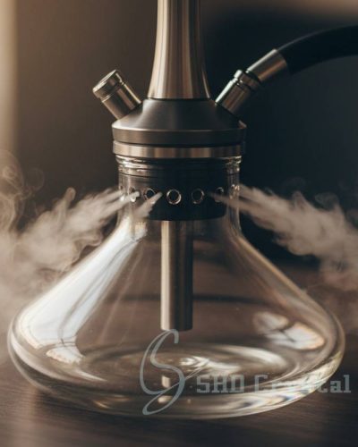 Shisha with a blow-off system