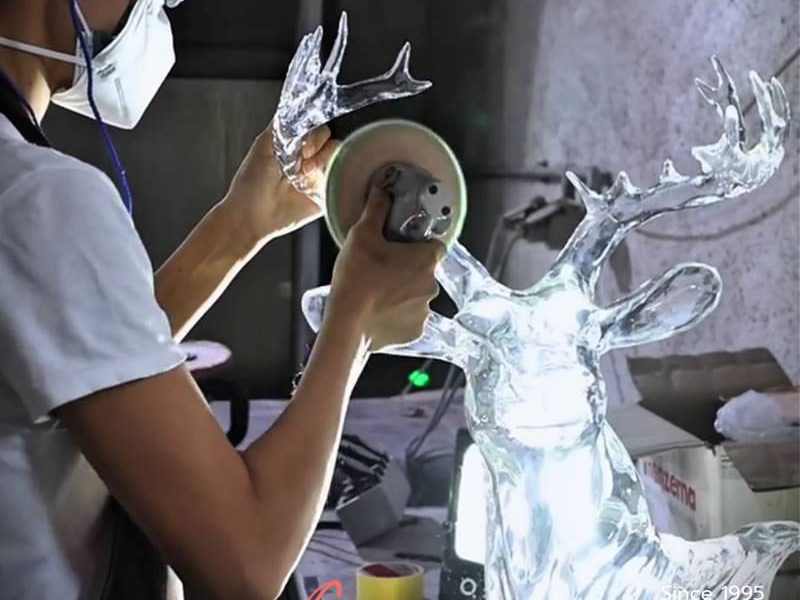 Crystal glass engraving, drilling, polishing, and spray painting services