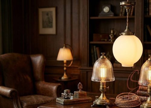 antique style lamp parts