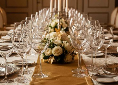 applications of crystal stemware