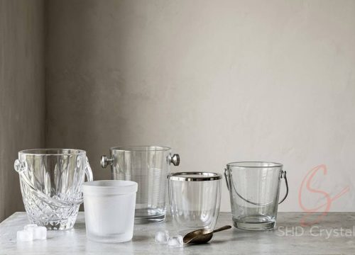 bespoke glass ice buckets