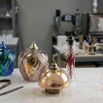 bespoke glass lampshades