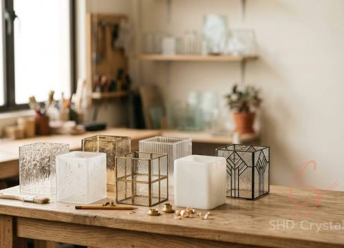 bespoke square glass lamp shades