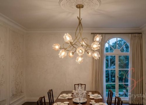 botanical glass lamp covers