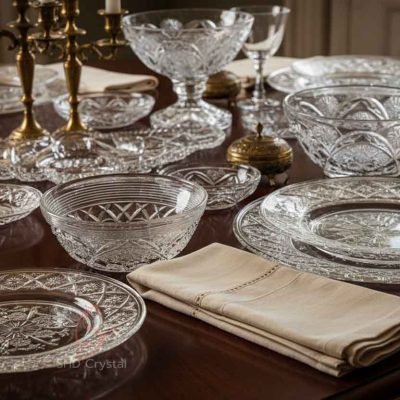 care for lead crystal tableware