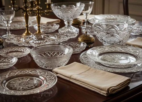 care for lead crystal tableware
