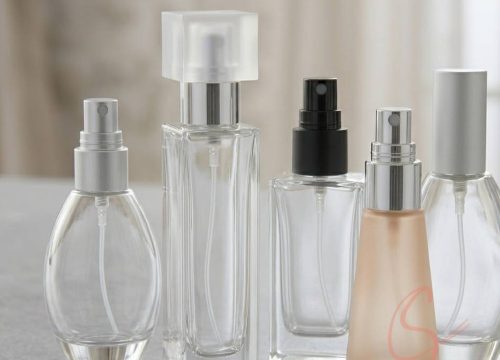clear cologne bottle OEM