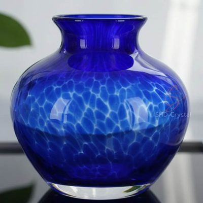 cloud texture glass vase OEM