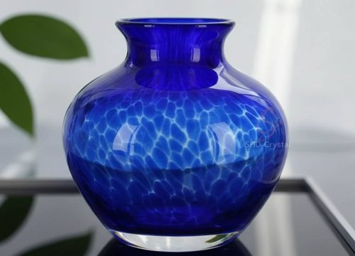 cloud texture glass vase OEM