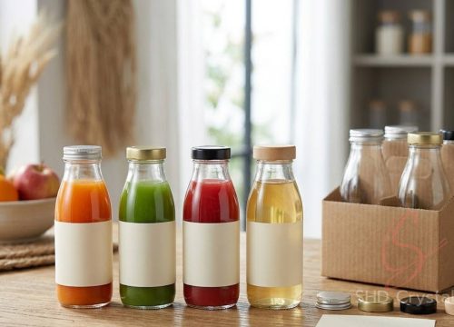 cold pressed juice bottles