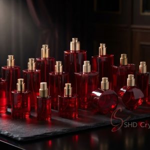 colored glass bottle production