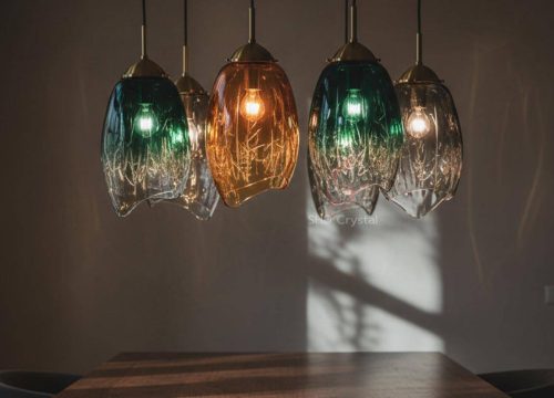 colored glass lamp shades factory