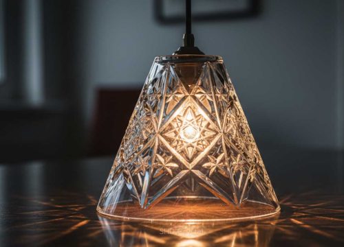 conical glass lamp shades OEM